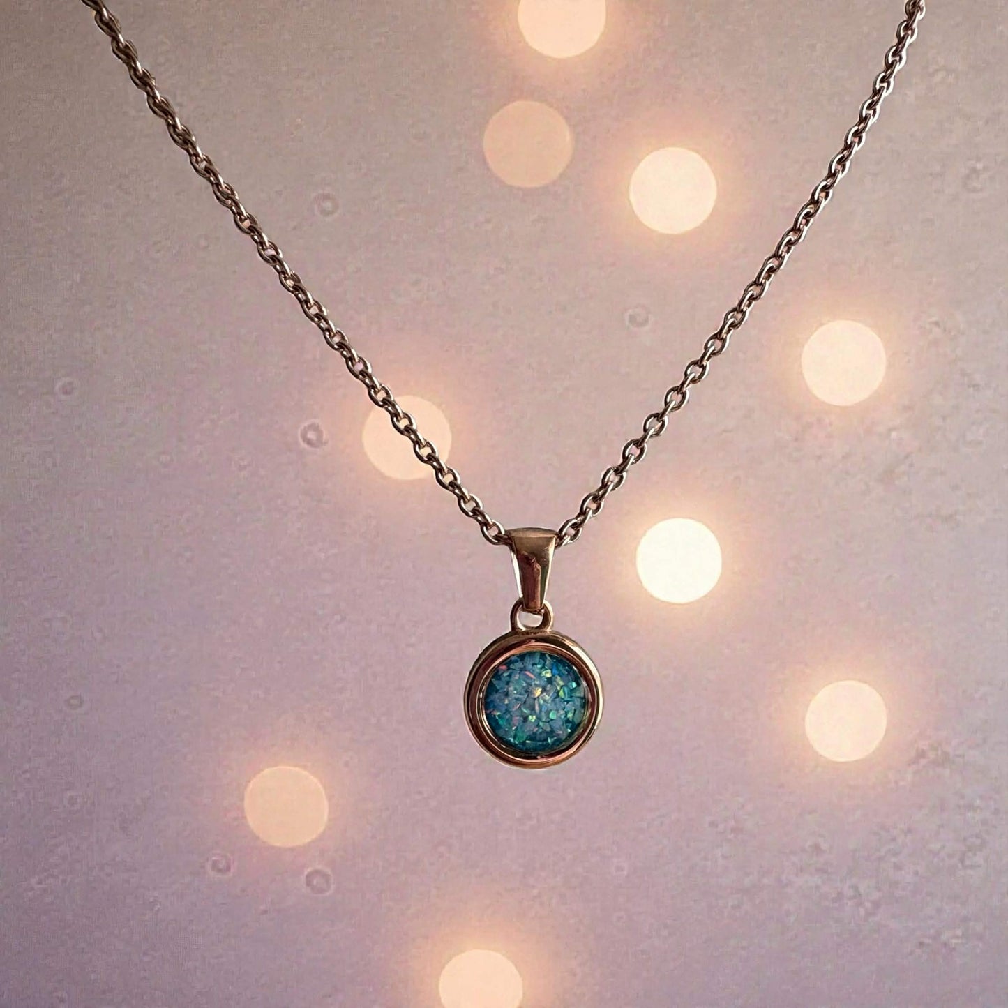 Forever Circle Pendant 18ct Rose Gold PVD