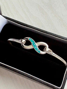 Silver Infinity Bangle
