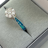 Catherine Solitaire Ring, suitable for 2 sets of ashes.