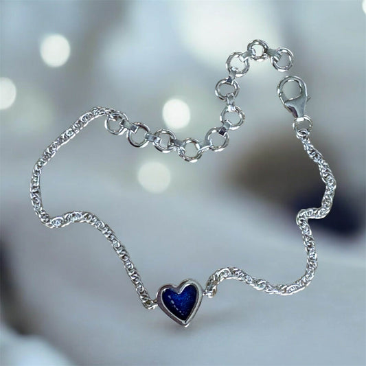 Mini Bubble Heart Bracelet