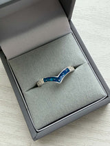 Sparkling Wishbone Ring