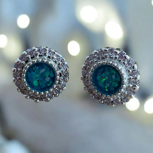 Sparkling Joan's Halo Earrings