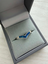 Sparkling Wishbone Ring