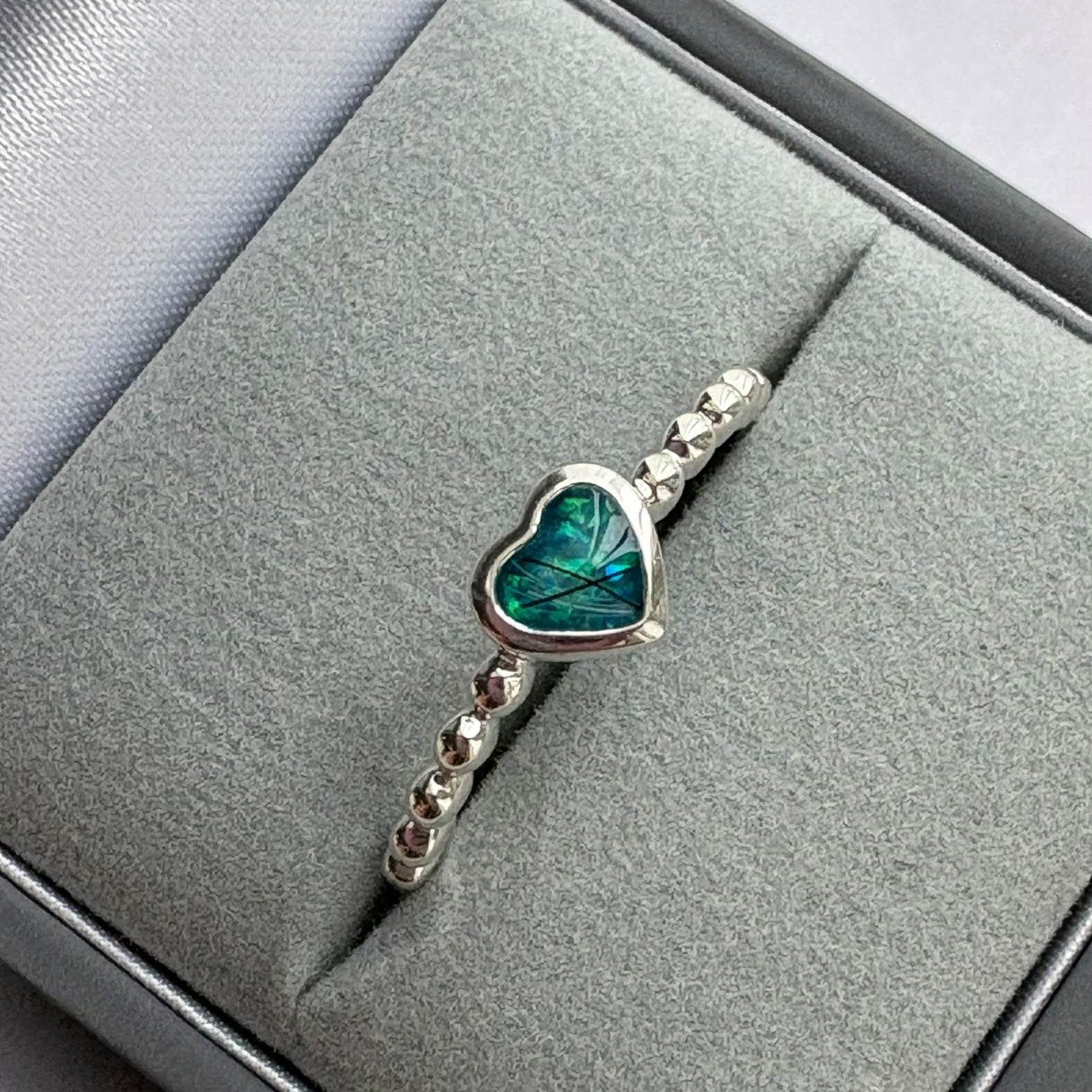 Bobble Heart Ring