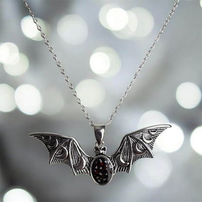 Wings of Twilight Bat Pendant