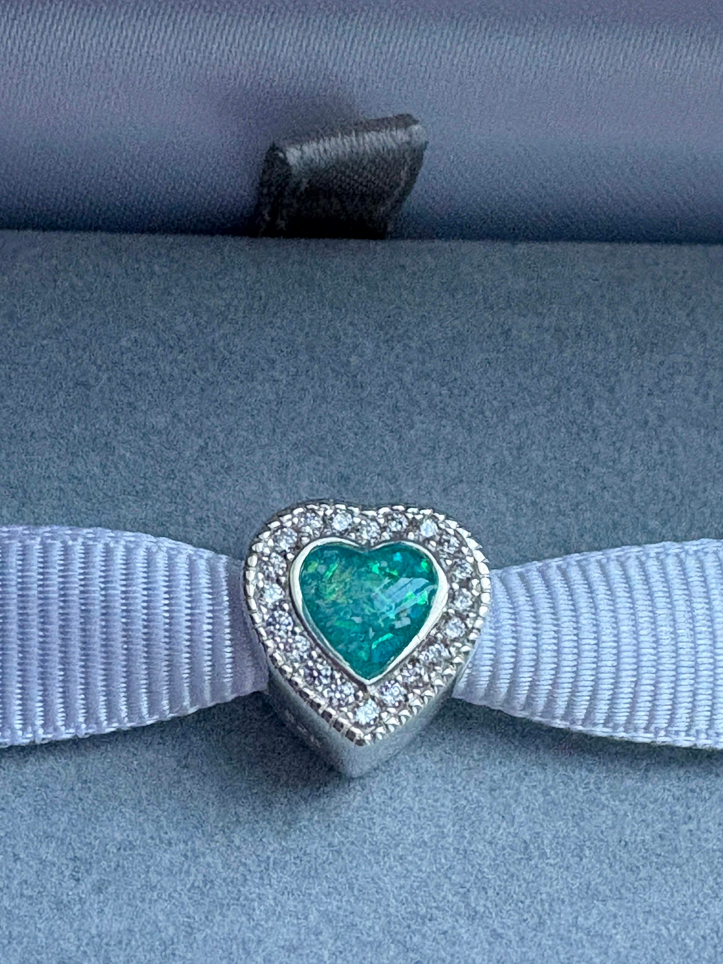 Sparkling Heart Charm