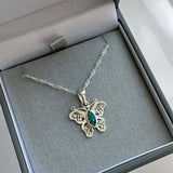 Filigree Butterfly Pendant