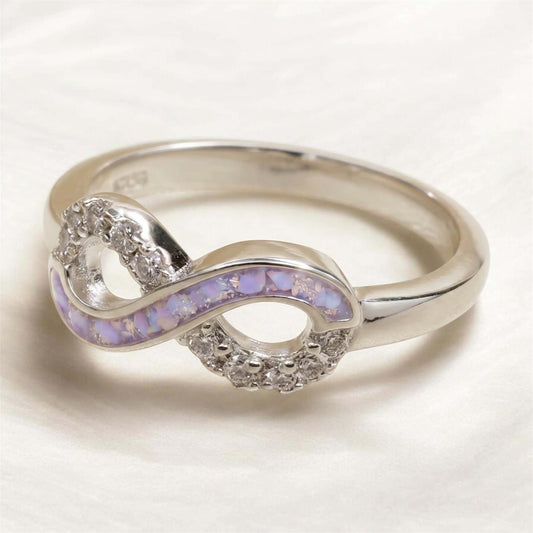 Beside Me Always Infinity Ring