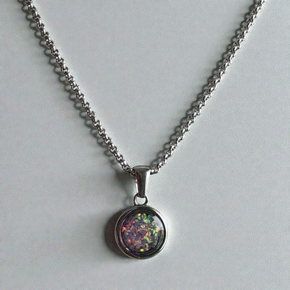 Forever Circle Stainless Steel Pendant