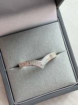 Sparkling Wishbone Ring