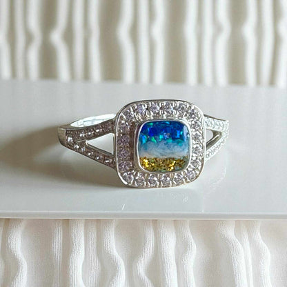 Square Cushion Ring
