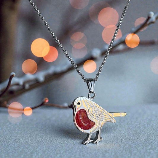 Bob The Robin Stainless Steel Pendant