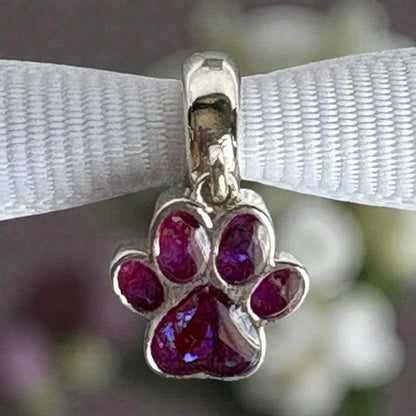 Dangling Pawprint Charm