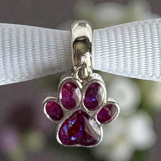 Dangling Pawprint Charm