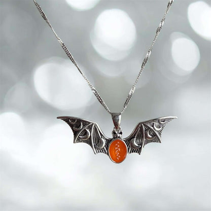 Wings of Twilight Bat Pendant