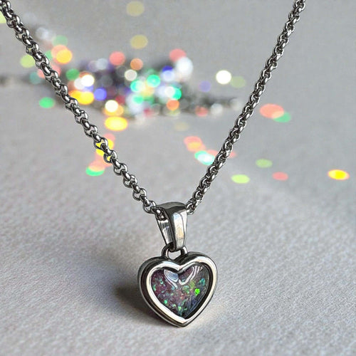 Sweet Memories Heart Pendant Stainless Steel