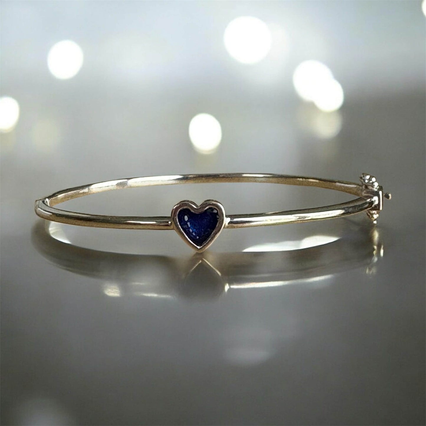 Bubble Heart Bangle