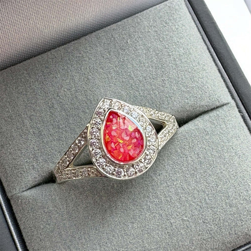 Mary-Jane Tearstone CZ Ring
