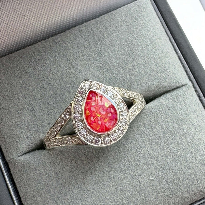 Mary-Jane Tearstone CZ Ring