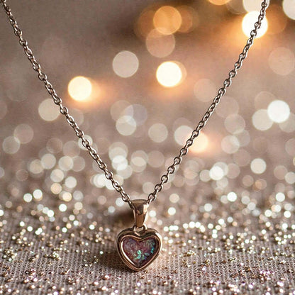 Sweet Memories Heart Pendant 18ct Rose Gold PVD