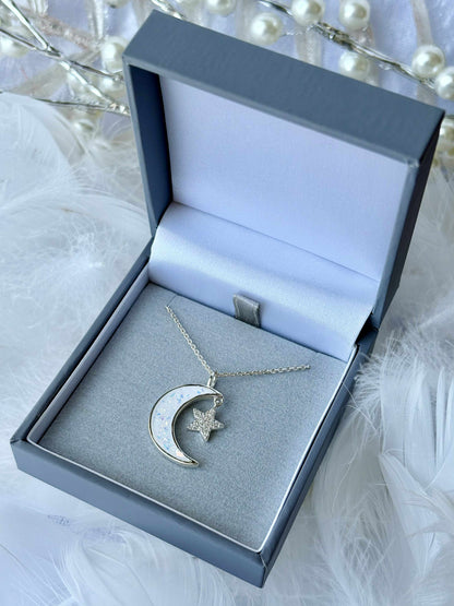Moon & Star Pendant