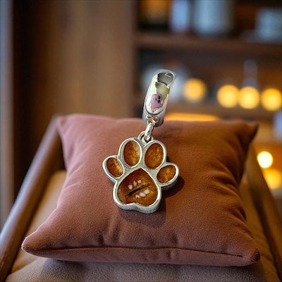 Dangling Pawprint Charm