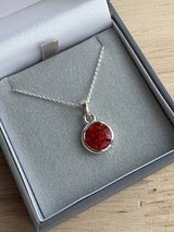 Forever Circle Silver Pendant