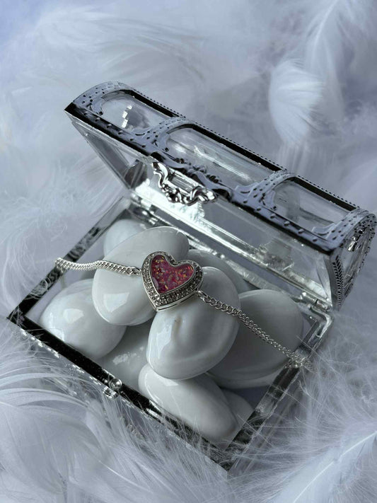 Sparkling Heart Bracelet