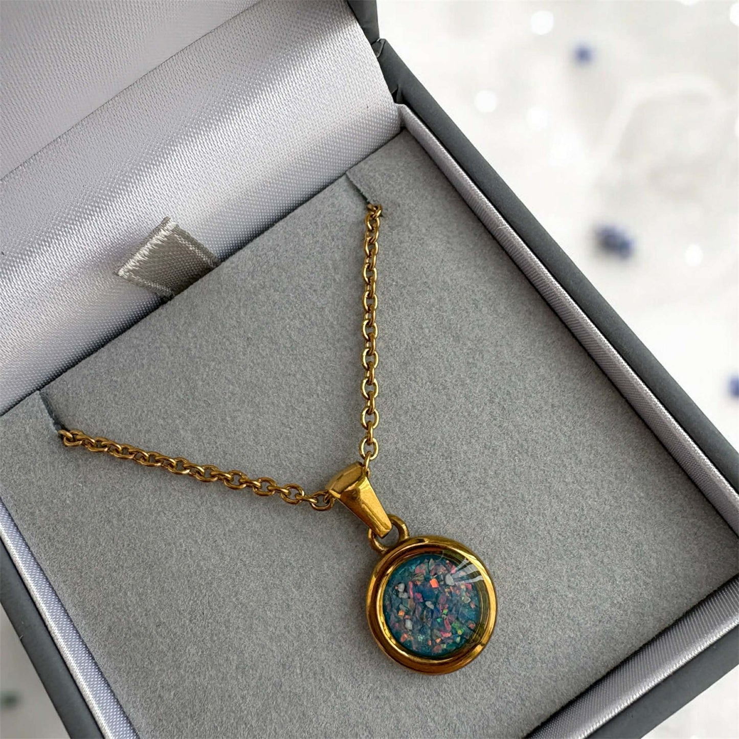 Forever Circle Pendant 18ct Gold PVD