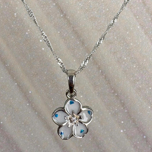 Forget Me Not Sparkling Pendant