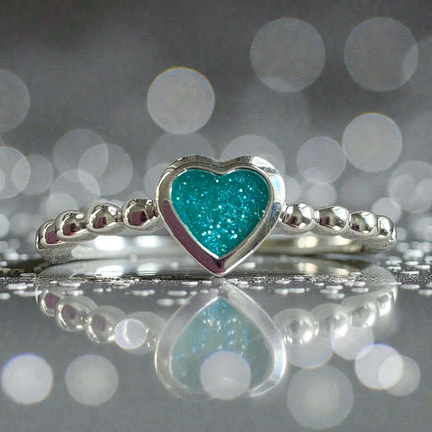 Bobble Heart Ring