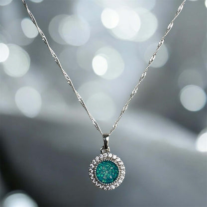 Sparkling Joan's Halo Pendant