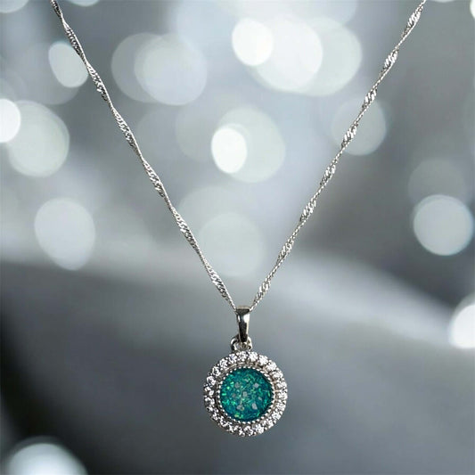 Sparkling Joan's Halo Pendant
