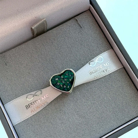 Sweet Memories Heart Charm Stainless Steel
