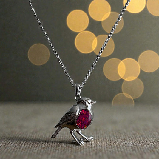 Robbie Robin Stainless Steel Pendant