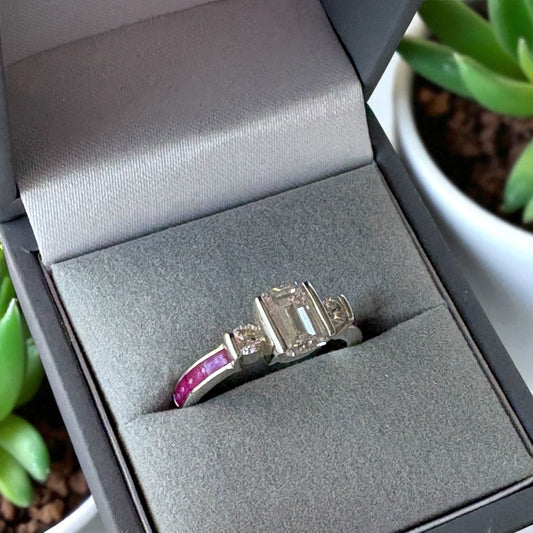 Emerald Cut Grace Ring