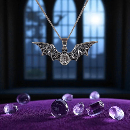 Wings of Twilight Bat Pendant