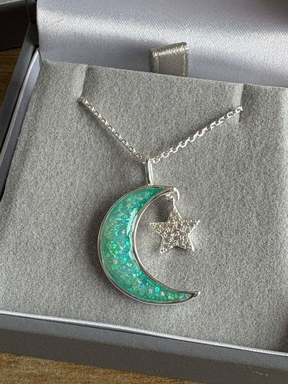 Moon & Star Pendant