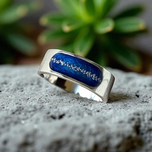 Mens 8mm Channel Ring