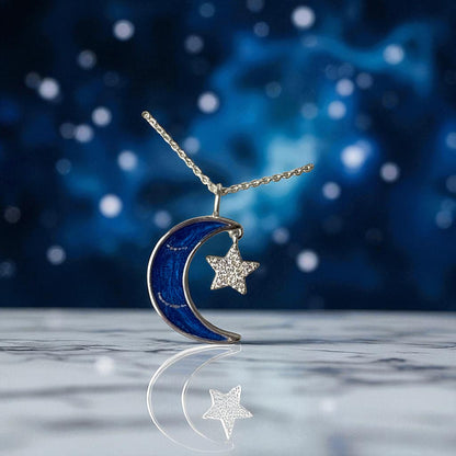 Moon & Star Pendant