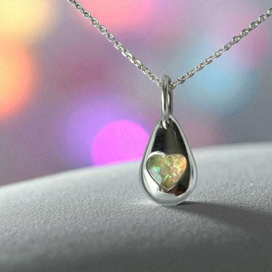 Pebble Heart Pendant