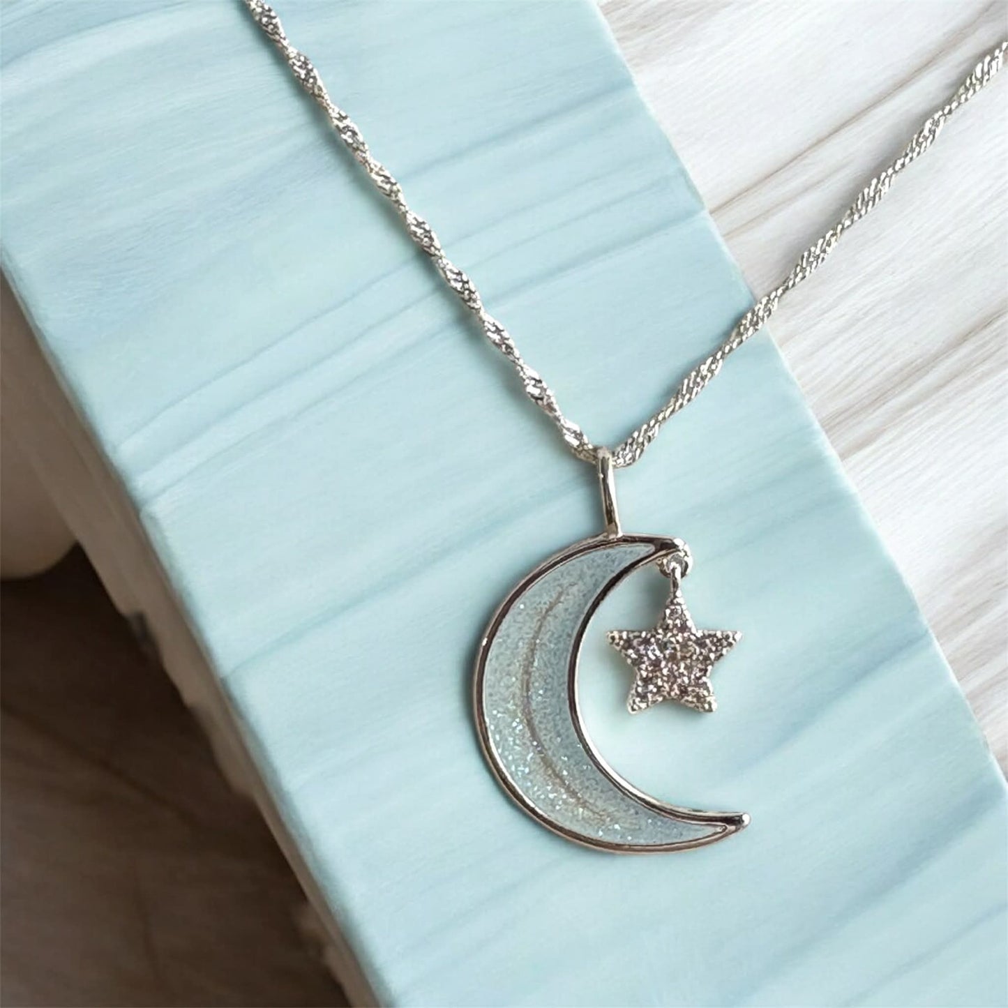 Moon & Star Pendant