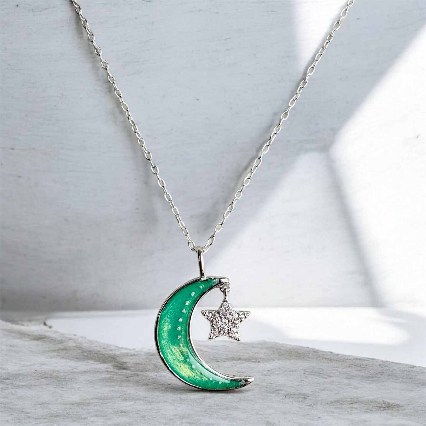 Moon & Star Pendant