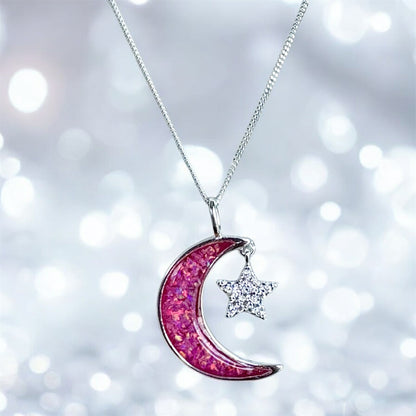 Moon & Star Pendant