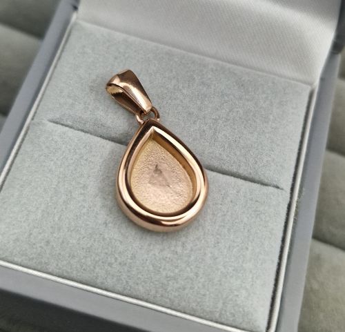 Sweet Memories Teardrop Pendant 18ct Rose Gold PVD